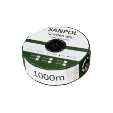 SANPOL Лента Garden Drip эмиттерная 9 mil 15см {1000} (UKR-169)