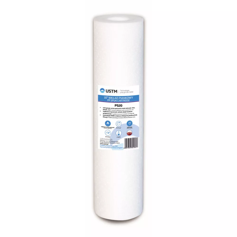 USTM Картридж із спіненого поліпропілену PS20 2,5"x10", 20 мкм
