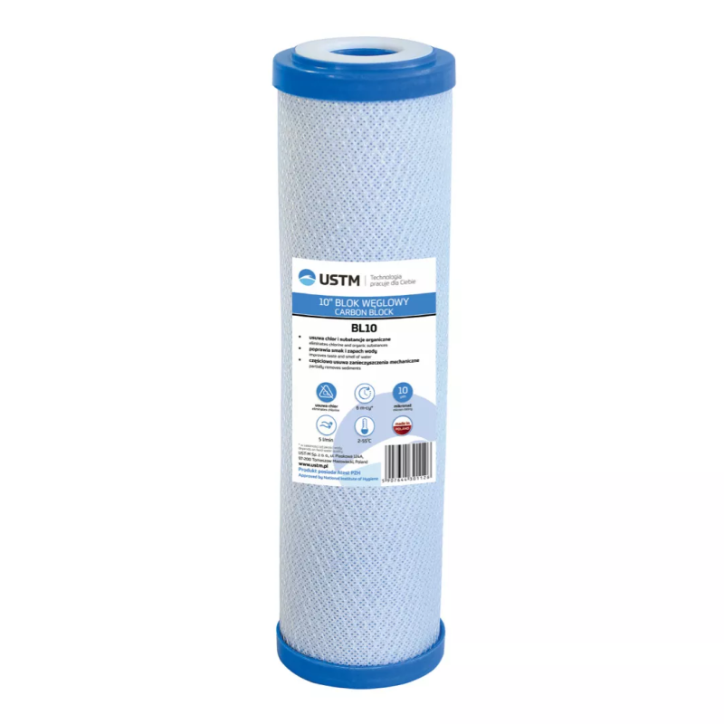 USTM Картридж із пресованого активованого вугілля 2,5"х10" (BL10)