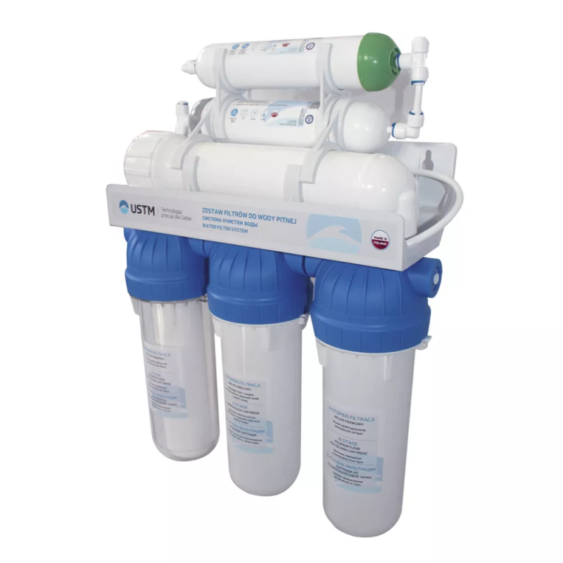 USTM Фільтр зворотного осмосу RO6-12-EMI шестиступенева система очищення