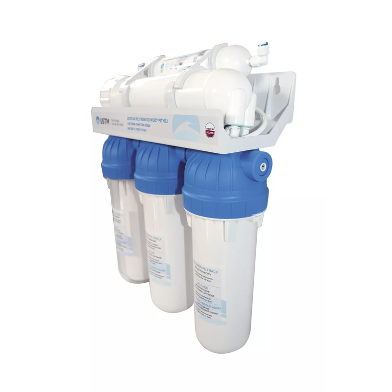USTM Фільтр зворотного осмосу RO6-12-EMI п'ятиступінчаста система очищення
