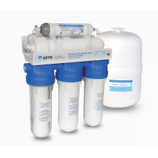 USTM Фільтр зворотного осмосу RO5-12-EMI-MP п'ятиступінчаста система очищення, помпа
