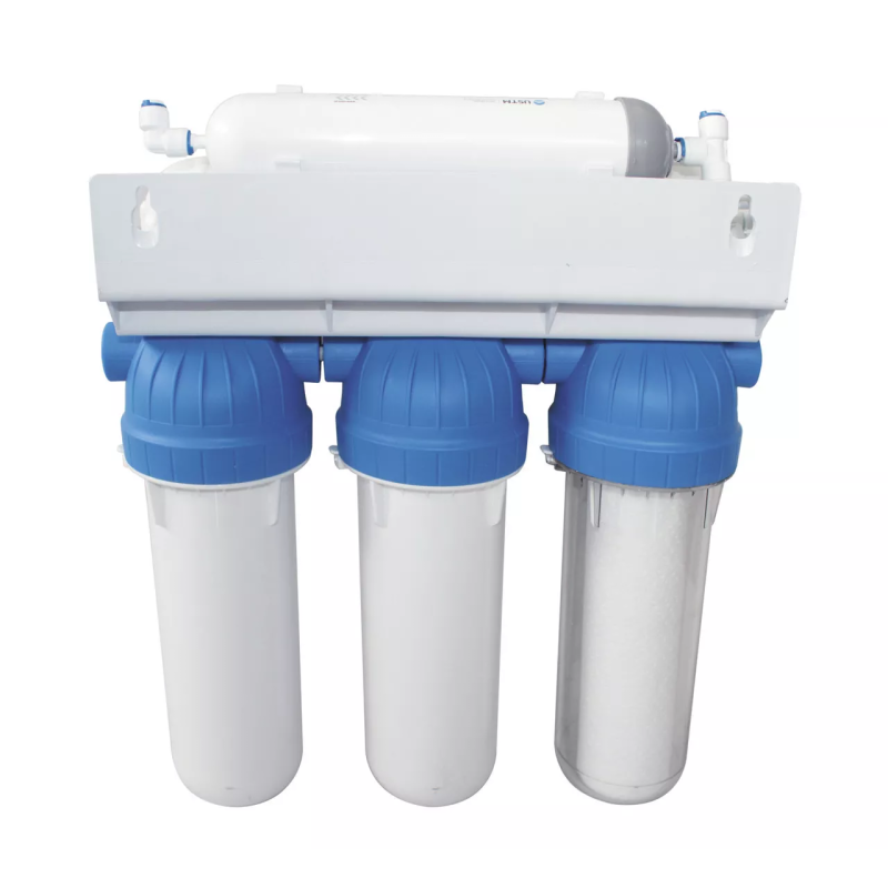 USTM Фільтр зворотного осмосу RO5-12-EMI-MP п'ятиступінчаста система очищення, помпа