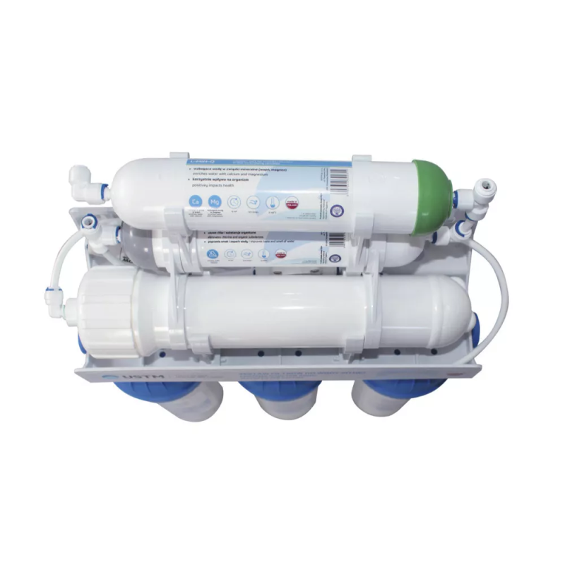 USTM Фільтр зворотного осмосу RO6-12-EMI-MP шестиступенева система очищення, помпа