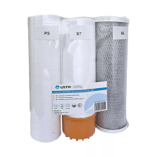 USTM Комплект картриджів 1-2-3 Жорсткість (PS5+ST+BL) для фільтра зворотного осмосу (SET5)
