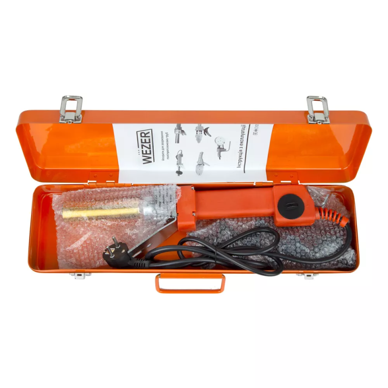 WEZER Апарат для паяння труб CF-32-T, 800Вт, насадки круглі Ø20...32 мм