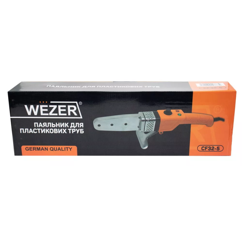 WEZER Зварювальний комплект для ППР труб CF-32-5, 800Вт, насадки Ø20...32