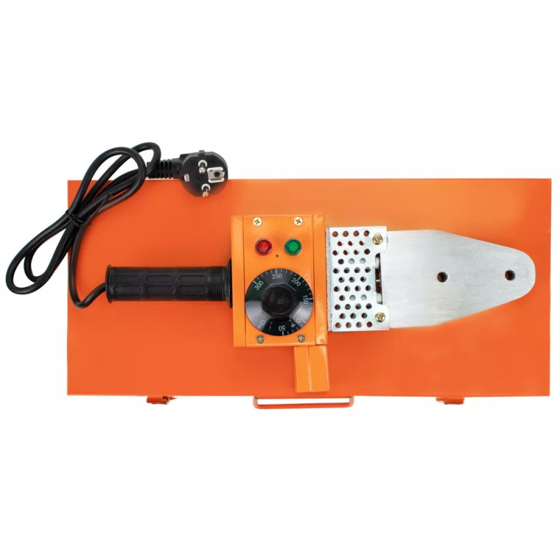 WEZER Зварювальний комплект для паяння труб CF-63-1, 800Вт, насадки парні Ø20...63