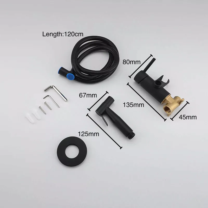 WEZER Гігієнічний душ EKO9В-01-BLACK нержавіюча сталь