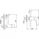 FAOP Змішувач із гігієнічним душем A2009-6