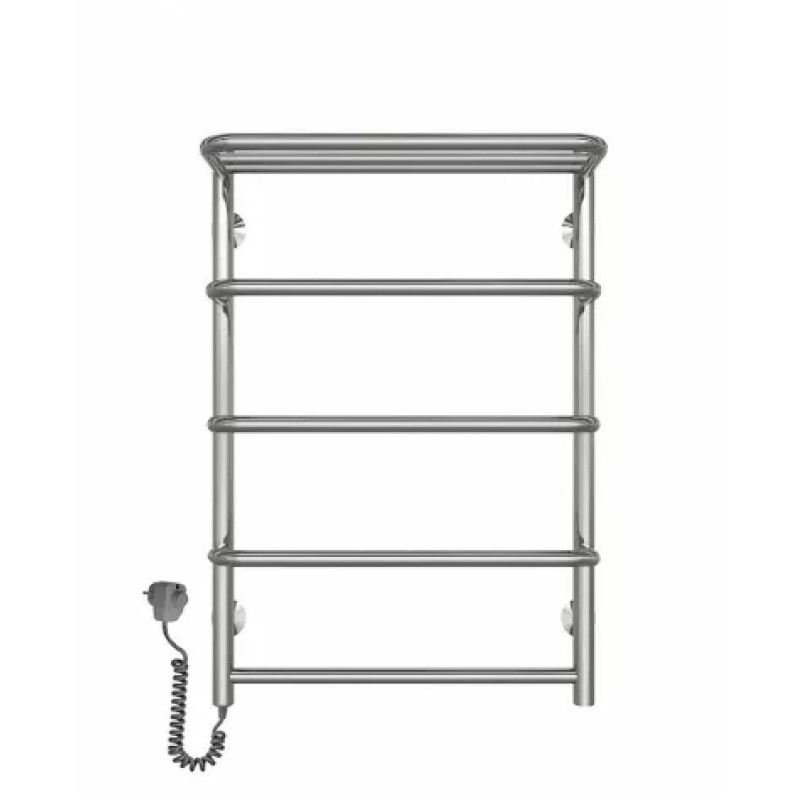 Deffi Рушникосушарка електрична Стандарт з полицею 500x700 лівий, 100 Вт, білий