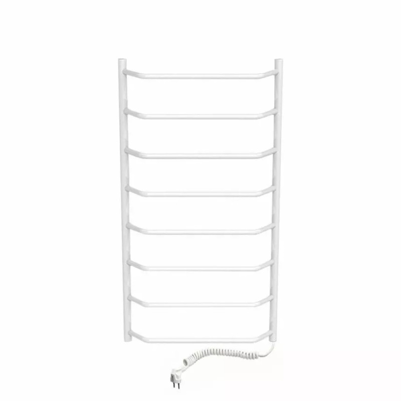 Deffi Рушникосушарка електрична Трапеція 500x800 правий, 80 Вт, білий