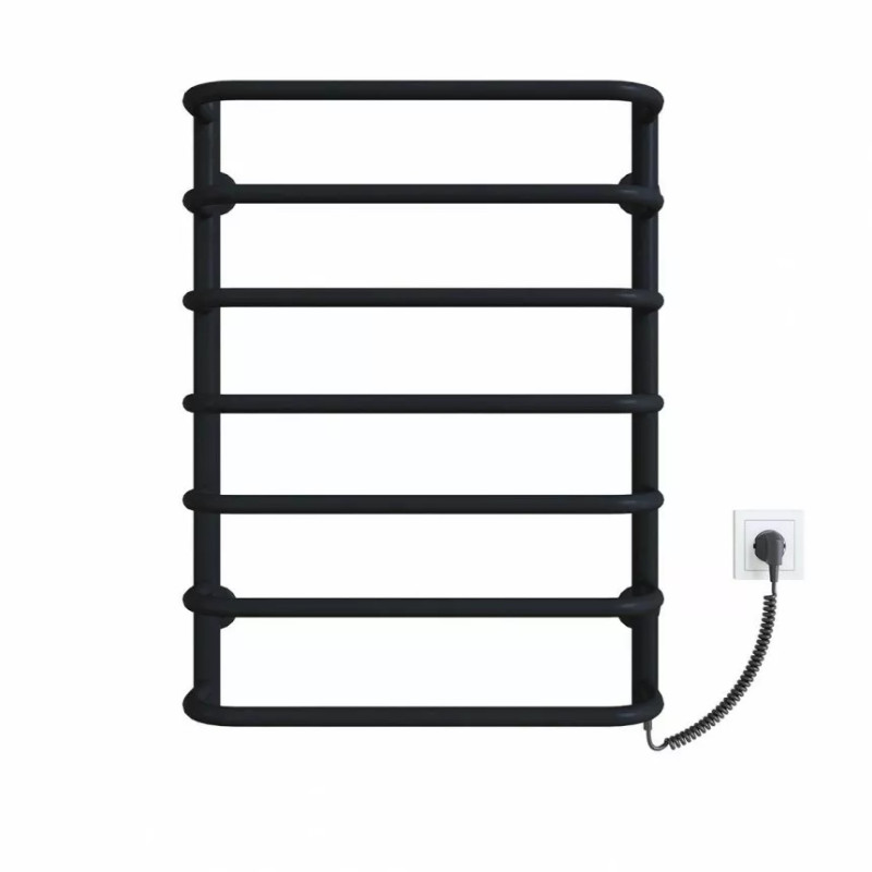 Deffi Рушникосушарка електрична Стандарт 500x700 правий, 100 Вт, чорний