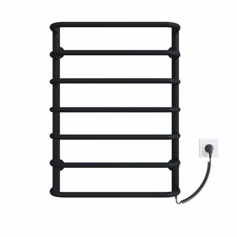 Deffi Рушникосушарка електрична Стандарт 500x700 правий, 100 Вт, чорний