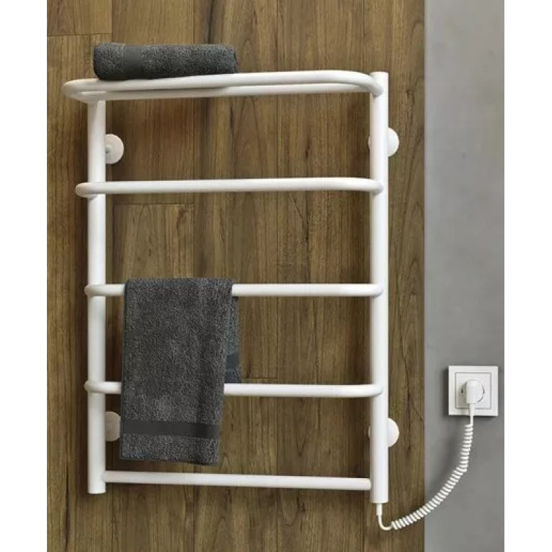 Deffi Рушникосушарка електрична Стандарт з полицею 500x700 правий, 100 Вт, білий