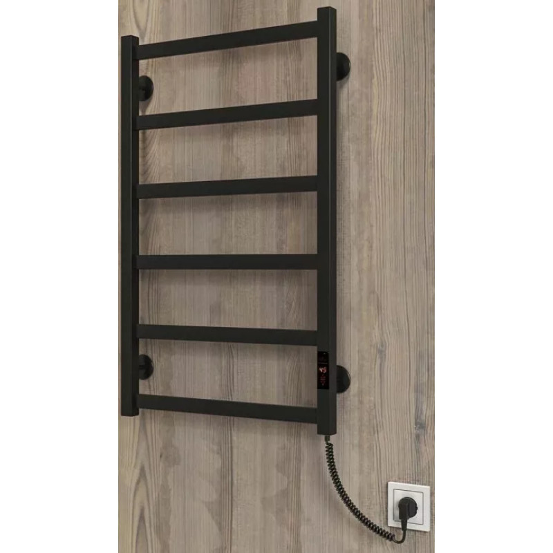 Deffi Рушникосушарка електрична Avast 500x800 правий, 140 Вт, чорний