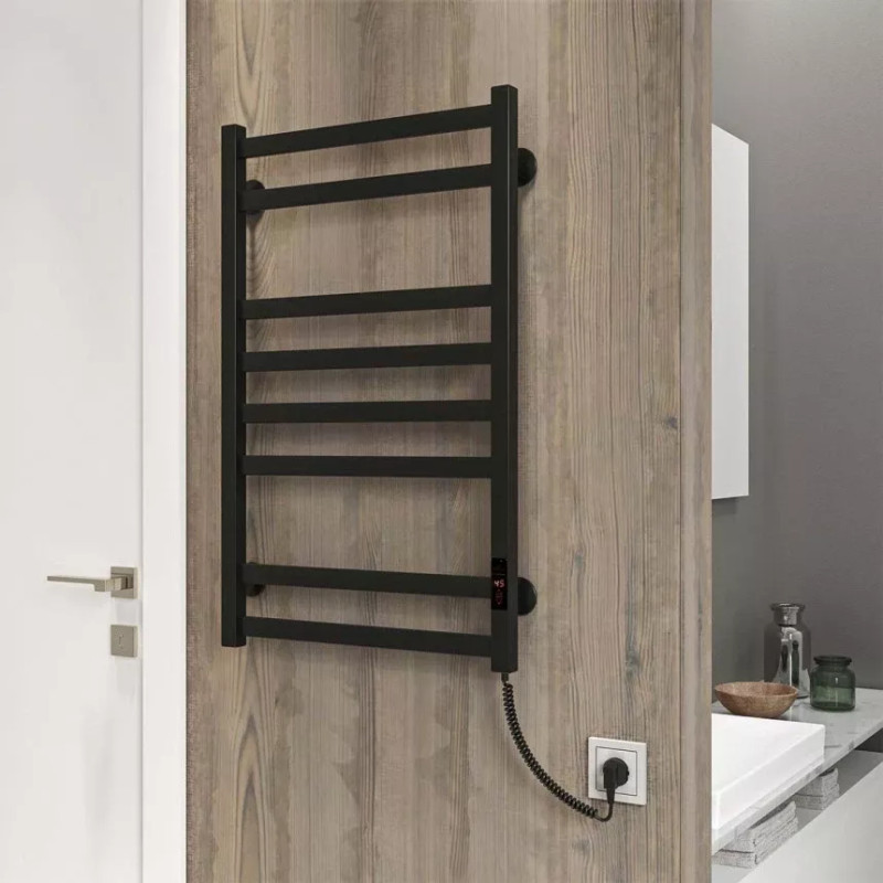 Deffi Рушникосушарка електрична Avast 500x800 правий, 140 Вт, чорний