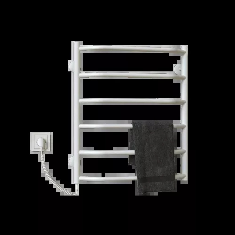 Deffi Рушникосушарка електрична Трапеція 500x600 лівий, 60 Вт, білий