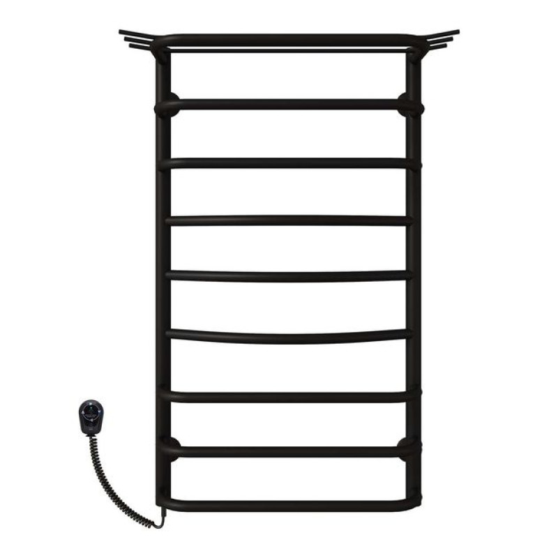 Deffi Рушникосушарка "ЮНІСТЬ" (прав. підкл.EF16) електр. ЧОРНА П9 (500х900) 157Вт {1}