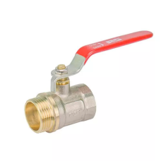 STA Кран кульовий  1" ВЗ (червона ручка) НІК. {80/8} (1010071)