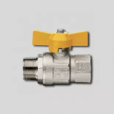 STA Кран кульовий 3/4" ВЗ (ЖОВТИЙ МЕТЕЛИК) НІК. {120/12} (1007897)