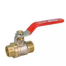 STA Кран кульовий   1/2" ЗЗ (червона ручка) НІК. {150/15} (1009020)