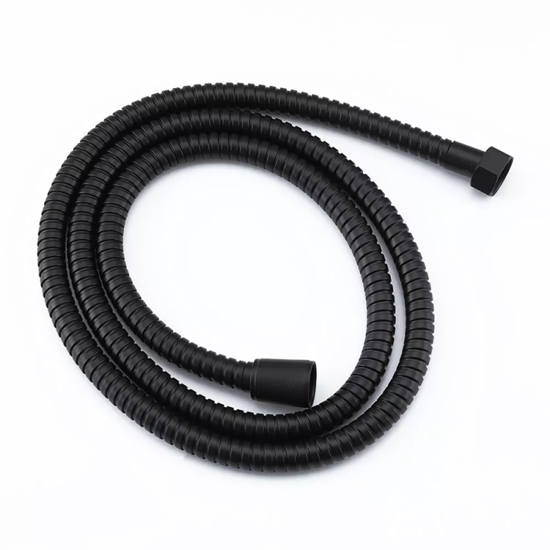 Frap Шланг душовий F46-6, подвійне обплетення, 1,5 м, чорний