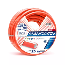 EVCI Шланг для поливу Plastik Mandarin ПВХ Ø 3/4", тришаровий, армований, бухта 30 м