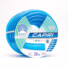EVCI Шланг для поливу Plastik Capri ПВХ Ø 3/4", тришаровий, армований, бухта 50 м