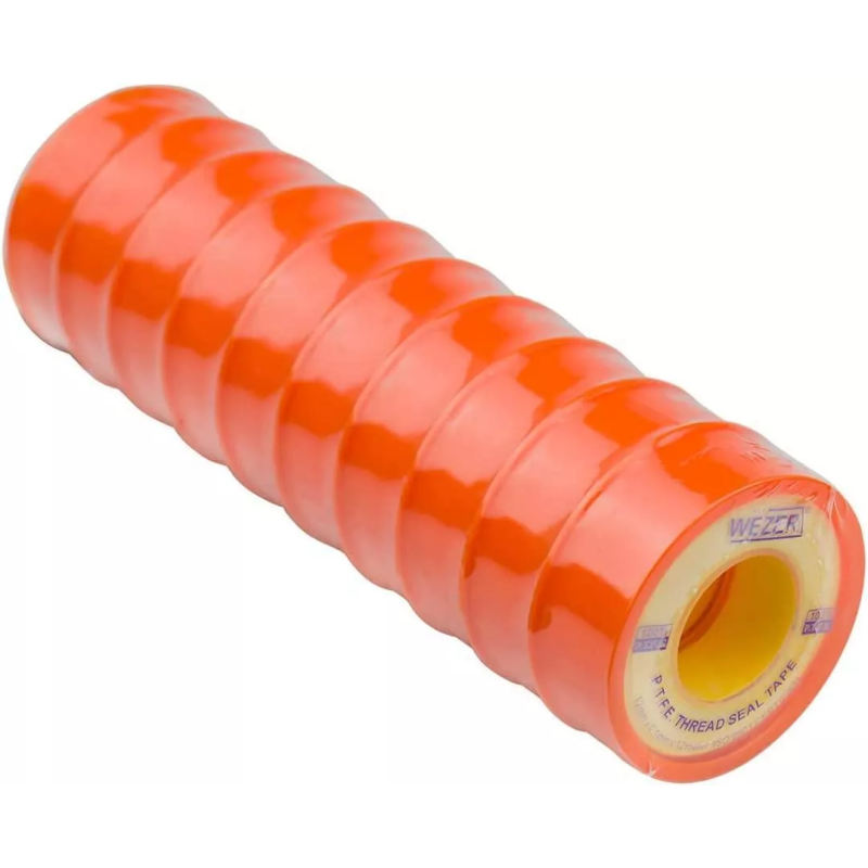 WEZER Фум стрічка PTFE 12x0,1 мм 12 м, жовтий