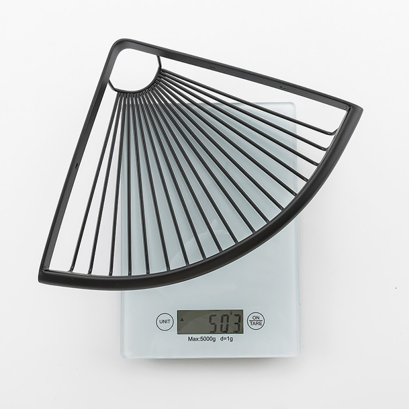 Frap Полиця кутова F352-6, нержавіюча сталь, чорний