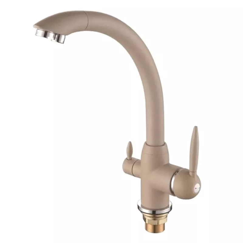 Frap F4399-20 кухня одноваж. під фільтр вис.гусак лат.корп. гайка Ø35 (бежевий) (F4399-20)