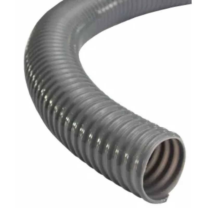 Шланг Гофра EVCI арм. ПВХ Ø75 СЕРАЯ, воздушная (кратно 25м) (1045685)