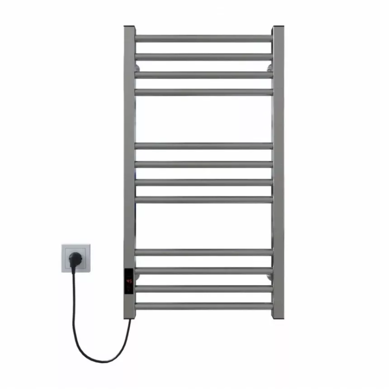 Deffi Рушникосушарка електрична Lima 400х800 мм лівий, 165 Вт, хром