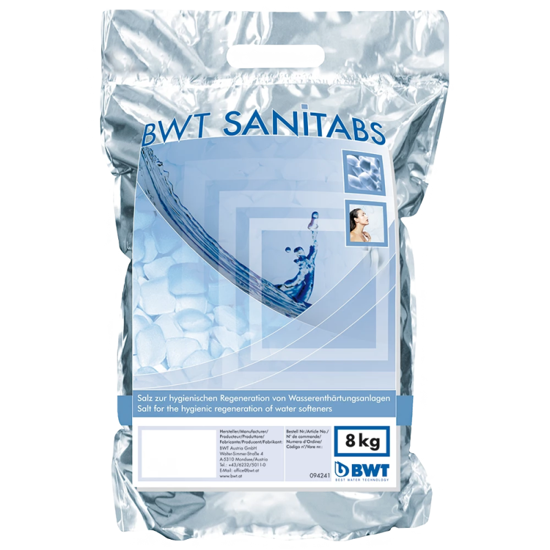BWT Сіль для регенерації та дезінфекції Sanitabs (94241) (94241)