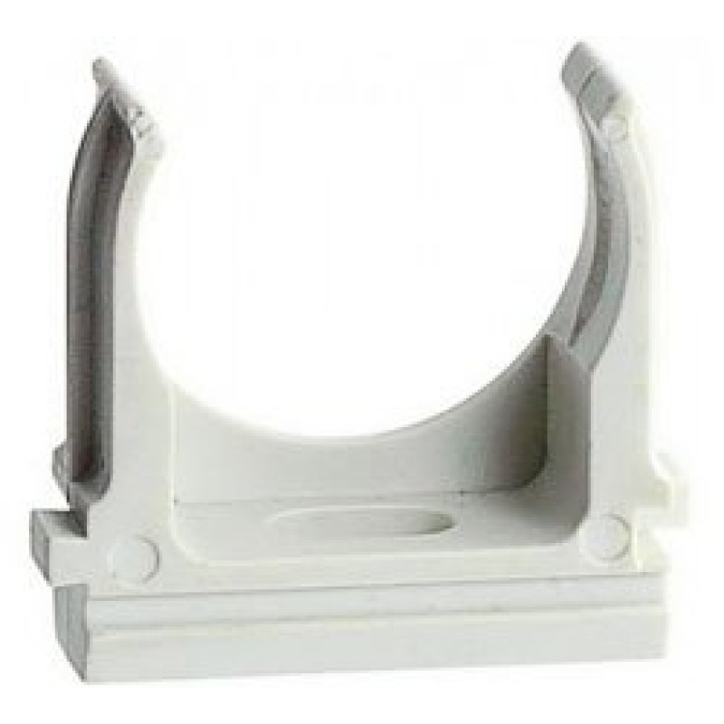 Держатель клипса д20мм ПП RAL 7035 (CF20)