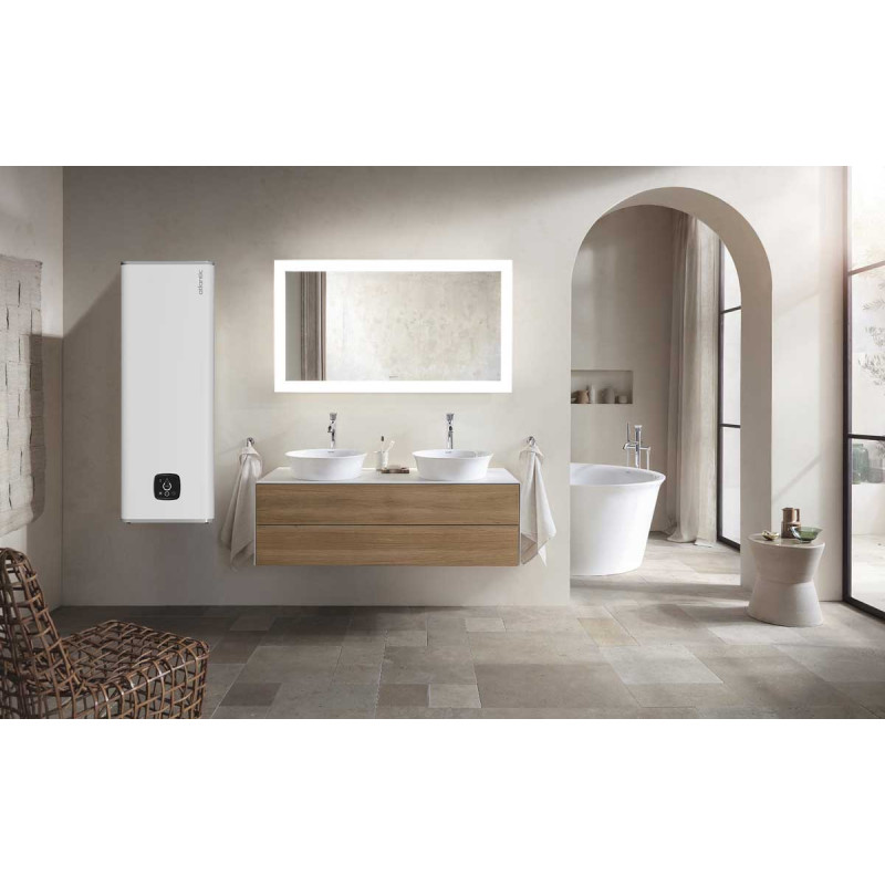 Atlantic Водонагрівач (бойлер) електричний Vertigo Steatite WI-FI 100 ES-MP0802F220-S WD (2250W) white 80 літрів (851337)