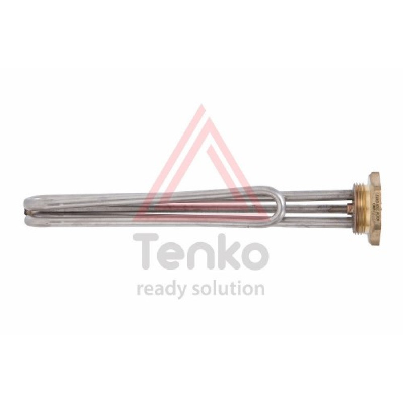 Tenko ТЭН 3 кВт для бойлера, гайка, нержавейка, гнутая, под анод М6 (49240)