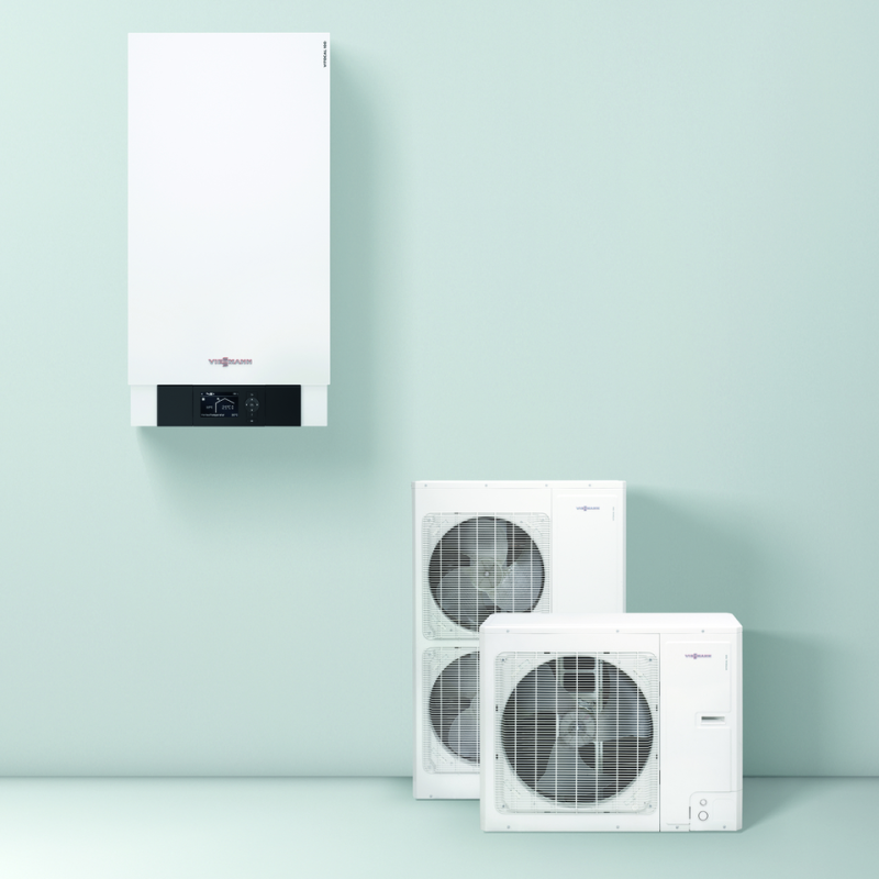 Viessmann Комплект тепловий насос з бойлером VITOCAL 100-S 7,5 - 11,5 кВт  AWB + Vitocell 300 л (Z023775)