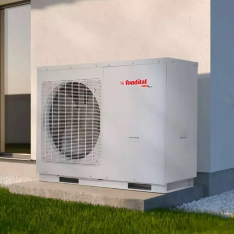 Fondital PROCIDA AWM X 10 Тепловой насос (моноблок) в комплекте с пультом управления, фильтром и датчиком ГВС 10 кВт 220 В/50 Гц R32 (DPBU2XAW10)