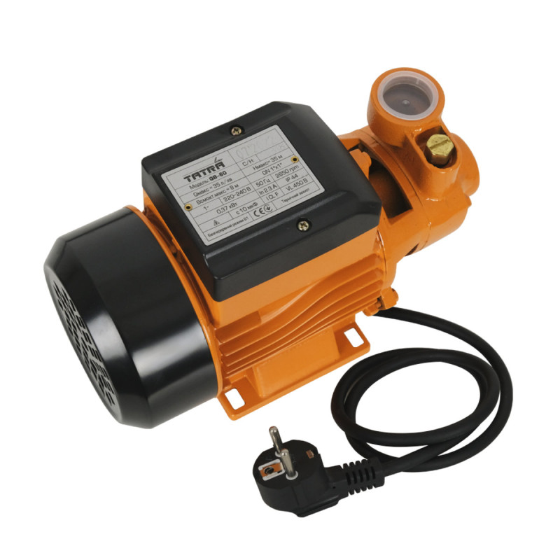 Tatra-line Вихревой насос QB60 вихревой 0,37 кВт, 35l/min 35m