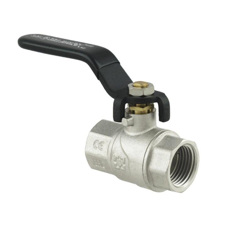 Raftec Кран шаровой BLACK PN40 ВВ 1/2" ручка DRH1