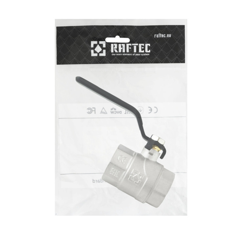 Raftec Кран шаровой BLACK PN20 ВВ 1 1/4" ручка DRH4