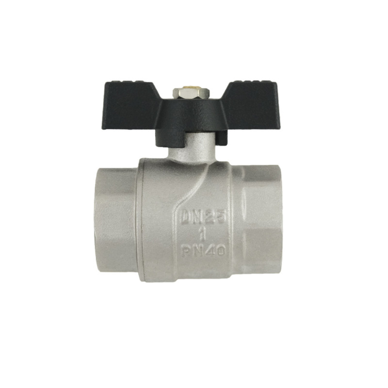 Raftec Кран шаровой BLACK PN40 ВВ 1" ручка DRB3