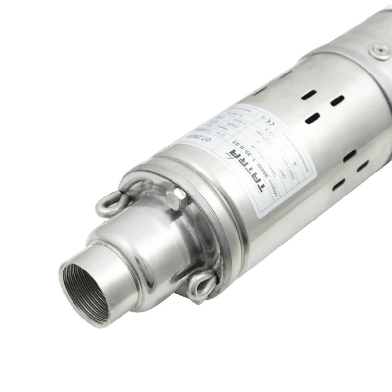 Tatra-line Скважинный шнековый насос 0.37 кВт, Q.max 25л/мин., H.max 70м. 3QGD-1-35