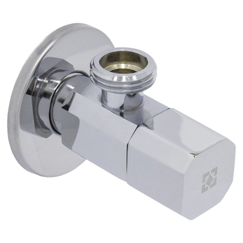 Raftec Угловой кран с керамическим запорным элементом PN10 ЗЗ 1/2"x1/2" VKE7712