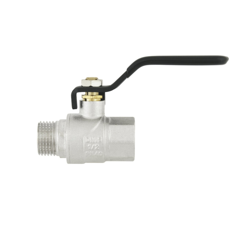 Raftec Кран шаровой BLACK PN40 ЗВ 1/2" ручка DRH11