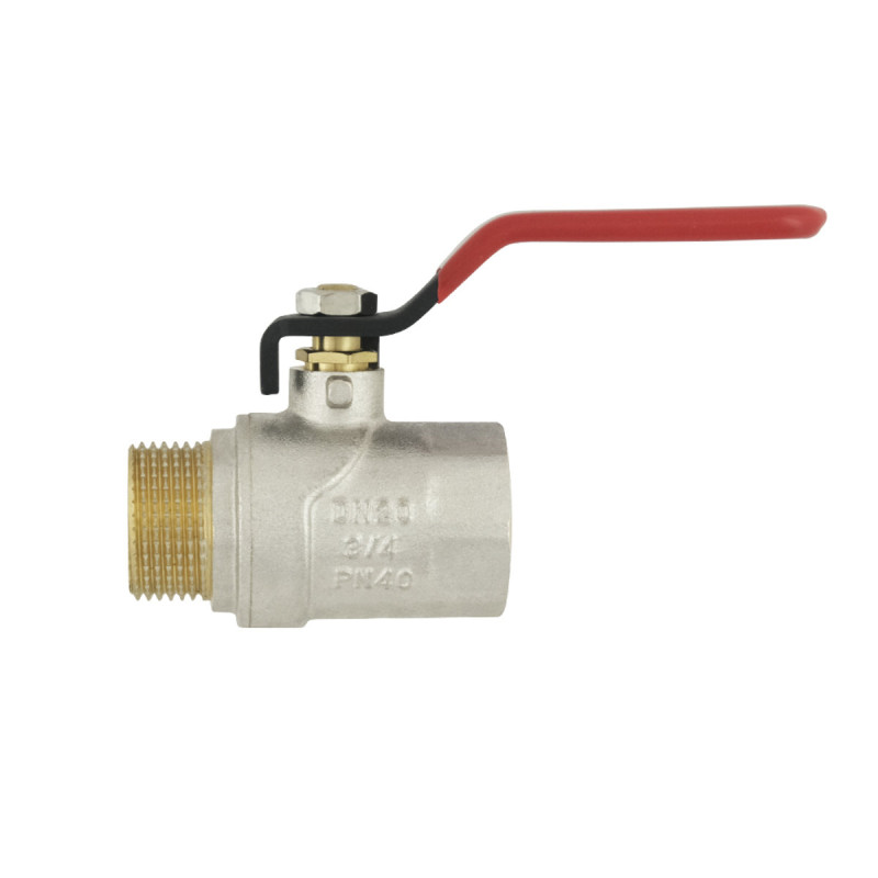 Raftec Кран шаровой RED PN40 PВ 3/4" ручка CBH-021