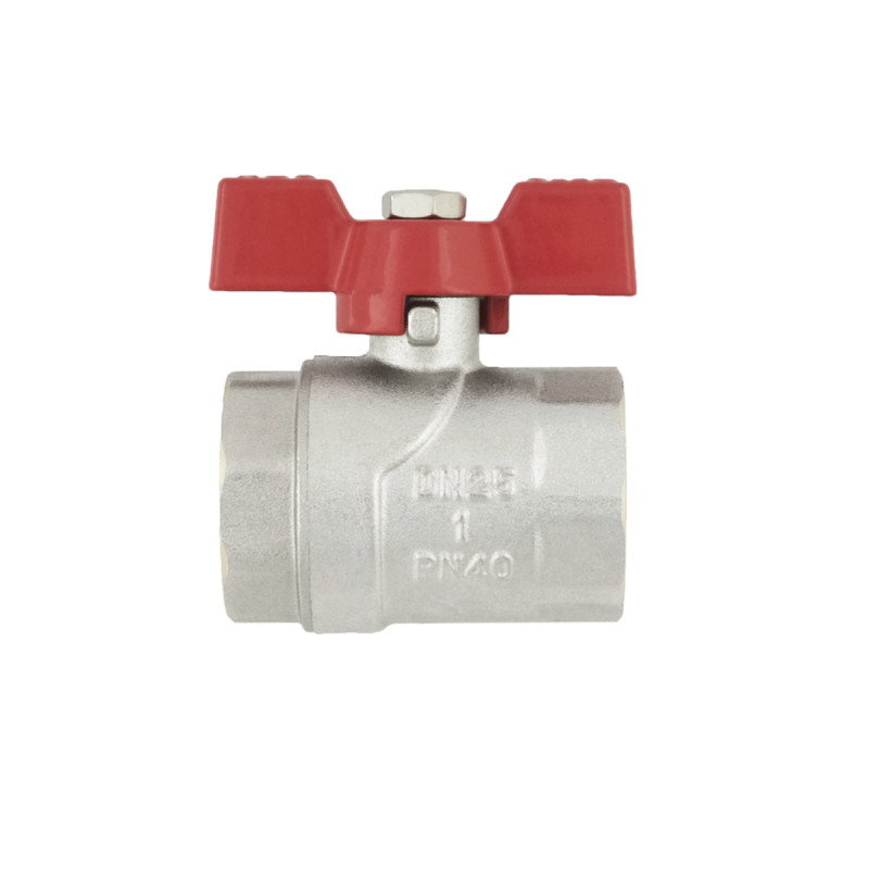 Raftec Кран шаровый RED PN40 ВВ 1" бабочка CBB-03