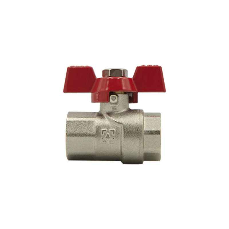 Raftec Кран шаровый RED PN40 ВВ 1/2" бабочка CBB-01